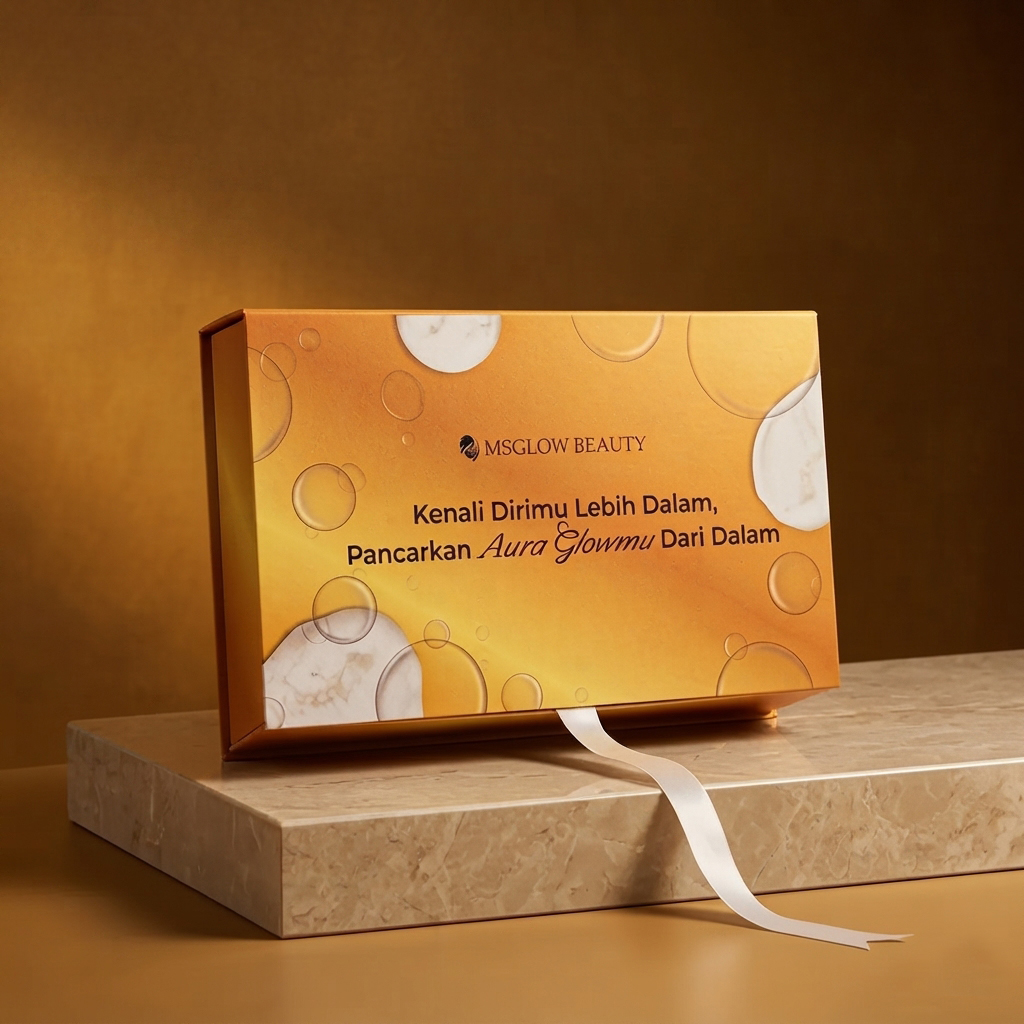 Kemasan magnetic box untuk produk beauty dan skincare